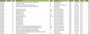 part catalogue screenshot