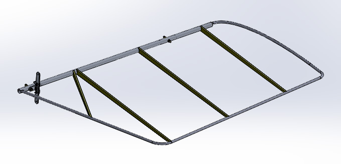 cad rudder assy